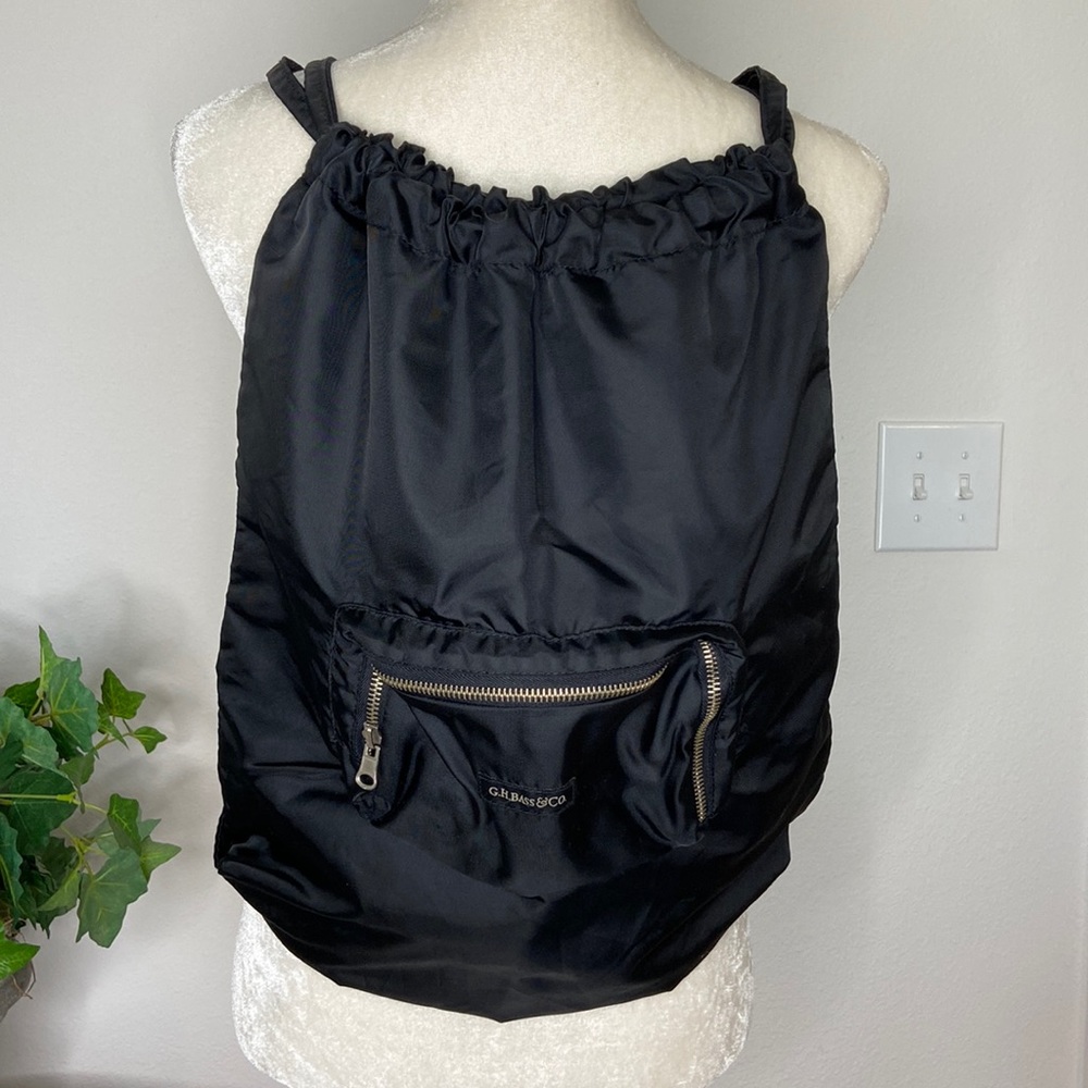 G.H Bass Black Backpack
